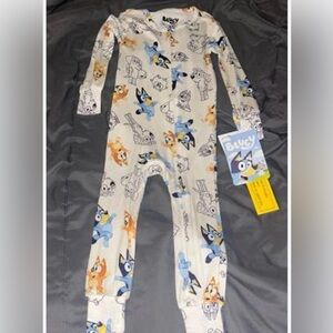 Playful Cartoon Character Kids Footie Pajama